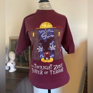 1990’s Disney World The Twilight Zone Tower of Terror Mickey Mouse T-Shirt